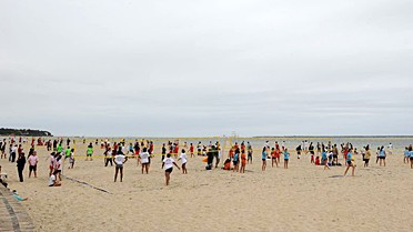 La plage Péreire d'Arcachon