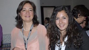 Laila Mamou, présidente du directoire de Wafasalaf,et Sophia Al