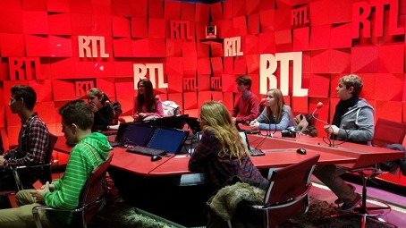 Visite des studios de RTL